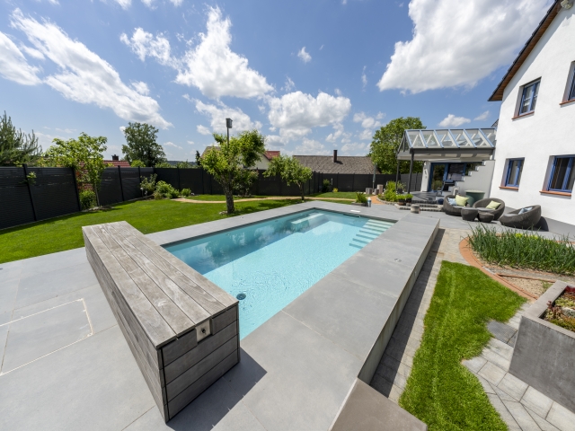 Poolabdeckung Pool Poolbau Poolfilter