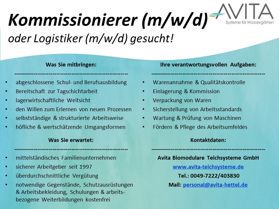 Schwimmteich- und Naturpooltechniker